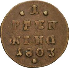 1 Pfennig 1803   