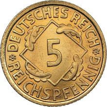5 Reichspfennigs 1935 A  