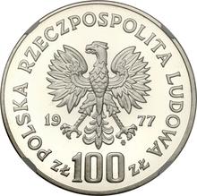 100 Zlotych 1977 MW   "Wladyslaw Reymont"