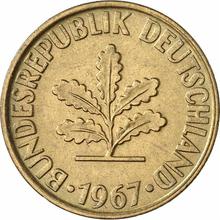 10 fenigów 1967 D  