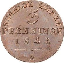 3 Pfennig 1842 A  