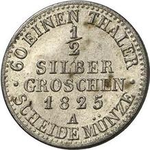 Medio Silber Groschen 1825 A  