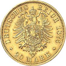 20 марок 1875 A   "Ангальт"