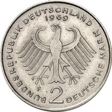 2 марки 1969-1987    "Аденауэр"
