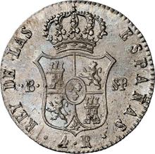 4 reales 1823 B SP 