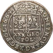 Złotówka (30 groszy) 1664  AT 