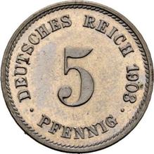 5 Pfennige 1903 G  