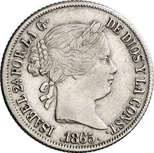 25 centavos 1865   