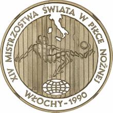 20000 злотых 1989 MW  ET "XIV Чемпионат мира по футболу - Италия 1990"