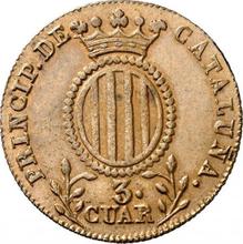 3 Cuartos 1838    "Katalonien"