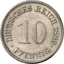 10 Pfennige 1889 F  