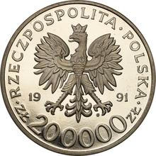200000 złotych 1991 MW  SW "Leopold Okulicki 'Niedzwiadek'" (PRÓBA)