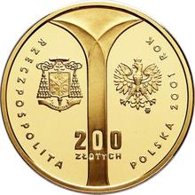200 złotych 2001 MW  EO "100 Rocznica urodzin Księdza Kardynała Stefana Wyszyńskiego"