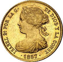 100 reales 1857   
