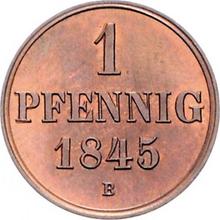 1 пфенниг 1845  B 