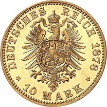 10 марок 1878 A   "Мекленбург-Шверин"