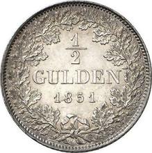 1/2 Gulden 1851   