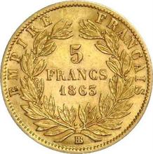 5 francos 1863 BB  