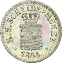 1 новый грош 1854  F 