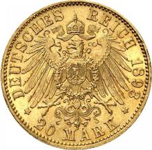20 Mark 1893 A   "Prussia"