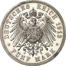 5 marcos 1913 A   "Prusia"