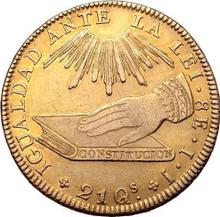 8 escudo 1838 So IJ 