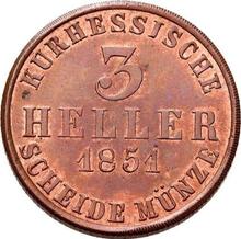 3 геллера 1851   