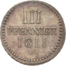3 Pfennige 1811  H 
