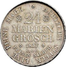 24 mariengroschen 1832  CvC 