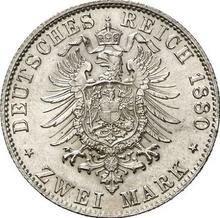 2 марки 1880 J   "Гамбург"