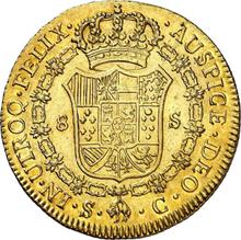 8 Escudos 1786 S C 