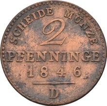 2 Pfennig 1846 D  