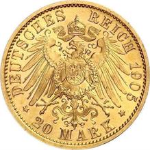 20 Mark 1905 A   "Saxe-Coburg-Gotha"