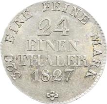 1/24 thaler 1827  S 
