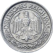 50 Reichspfennigs 1935 A  