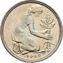 50 пфеннигов 1949 F   "Bank deutscher Länder"