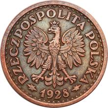 1 złoty 1928    "Wieniec liściasty" (PRÓBA)