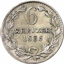 6 Kreuzer 1835   