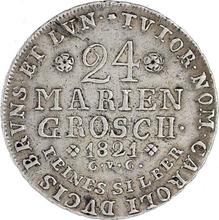 24 Mariengroschen 1821  CvC 