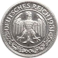50 Reichspfennigs 1931 A  