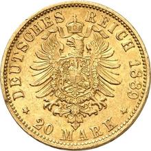 20 марок 1889 J   "Гамбург"
