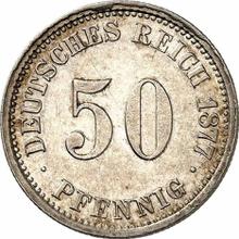 50 fenigów 1877 J  