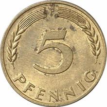 5 fenigów 1970 F  