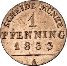 1 Pfennig 1833 A  
