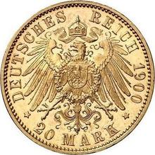 20 marcos 1900 D   "Sajonia-Meiningen"