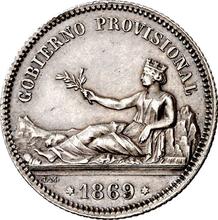 1 peseta 1869  SNM 