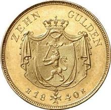 10 Gulden 1840  C.V.  H.R. 