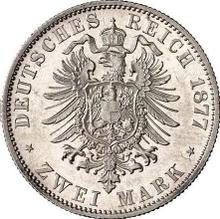 2 marcos 1877 B   "Prusia"