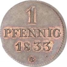 1 fenig 1833  G 