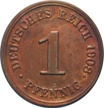 1 Pfennig 1908 J  